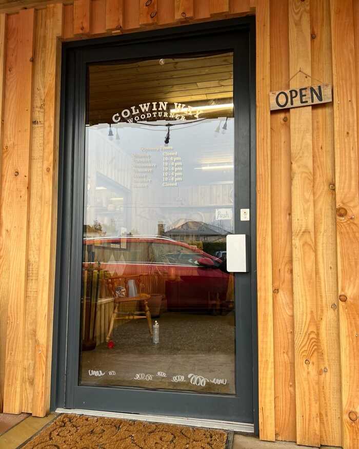 Glass Window Graphics Displaying Contact & Opening Information for Not Just Travel Glass Window Graphics Displaying Contact & Opening Information for Not Just Travel