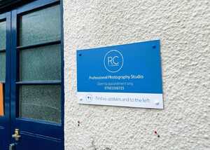 External ACM Wall Mounted Signage Plaque for Rob Coombe Photography
