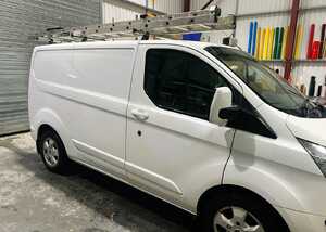 Cleaned & Prepared Ford Transit Van Ready For Its Branding Graphics