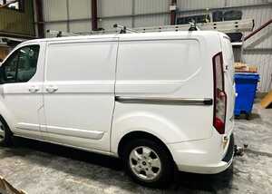 Cleaned & Prepared Ford Transit Van Ready For Its Branding Graphics