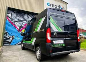 The Log Store - Branded Citroen Relay Van Rear View