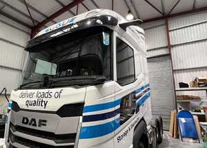 Completed Lorry Cab Graphics for C&D Southwest DAF Completed Lorry Cab Graphics for C&D Southwest DAF