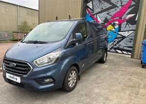 Before - Huck Net's plain Ford Transit Custom