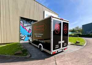Vehicle Graphics Branding - West Somerset Removals - SideBack View