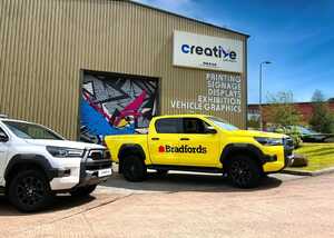 Full Colour-Change Wrap & Branding - Toyota Hilux Invincible X for Bradfords Building Supplies Full Colour-Change Wrap & Branding - Toyota Hilux Invincible X for Bradfords Building Supplies