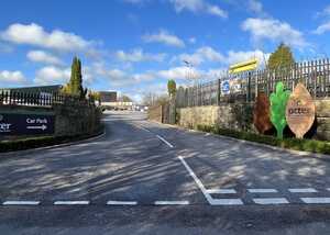 Highly Visible Custom Cut Leaf Signage Panels for Otter Garden Centre