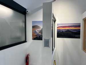 2. Laying the Cloud Vinyl Applications along the 6m stretch of panelling