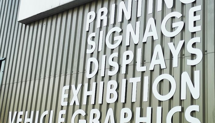 New Vinyl Wrapped Shutter Door & External Signage Display at Creative ...