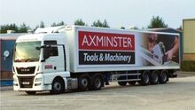 Large Lorry Full Printed Display Vehicle Wrap for Axminster Tools &amp; Machinery 1.jpg