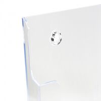 Leaflet dispensers with keyholes for wall mounting.png