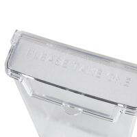 Leaflet holder with hinged lid.png