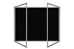 Lockable Premium Felt Noticeboard - Double Door - BLACK.jpg