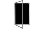 Lockable Premium Felt Noticeboard - Single Door - BLACK.jpg