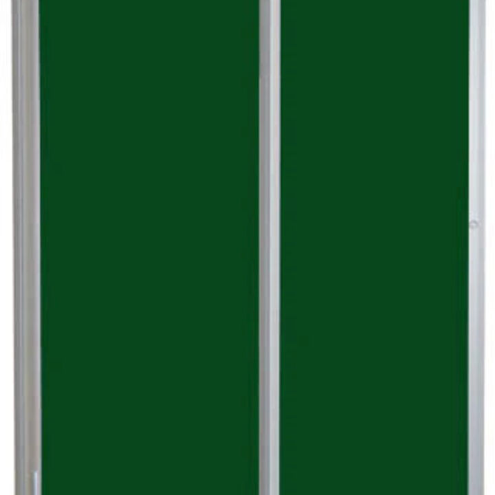 Lockable Premium Felt Noticeboard - Single Door - DARK GREEN.jpg