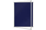 Lockable Premium Felt Noticeboard - Single Door - OXFORD BLUE.jpg