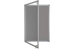 Lockable Premium Felt Noticeboard - Single Door - SILVER.jpg