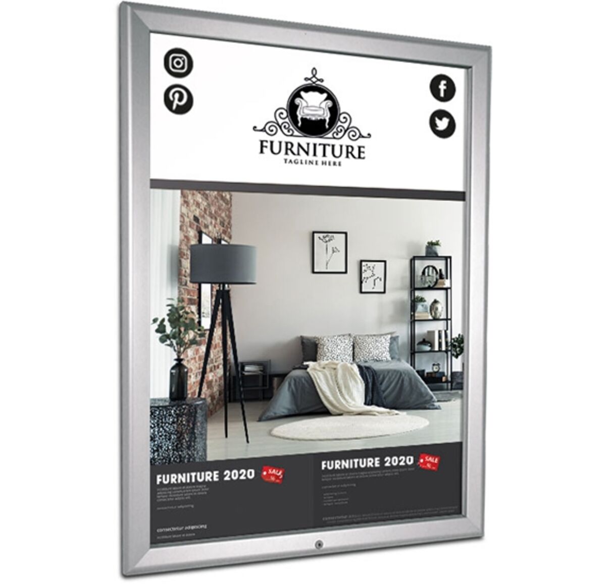 lockable snapframe 32mm profile aluminium frame.jpg