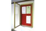 Lockable Wooden Framed Premium Felt Noticeboard - CHERRY RED - IN SITU.jpg