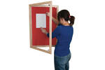 Lockable Wooden Framed Premium Felt Noticeboard - CHERRY RED.jpg