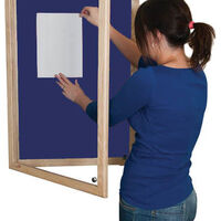 Lockable Wooden Framed Premium Felt Noticeboard - OXFORD BLUE.jpg