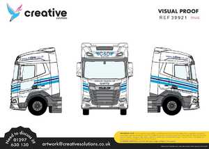 C&D Southwest lorry Cab Graphics Digital Artwork Proof C&D Southwest lorry Cab Graphics Digital Artwork Proof