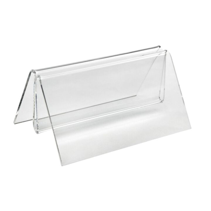 Menu Card Holder Base made from clear acrylic.jpg