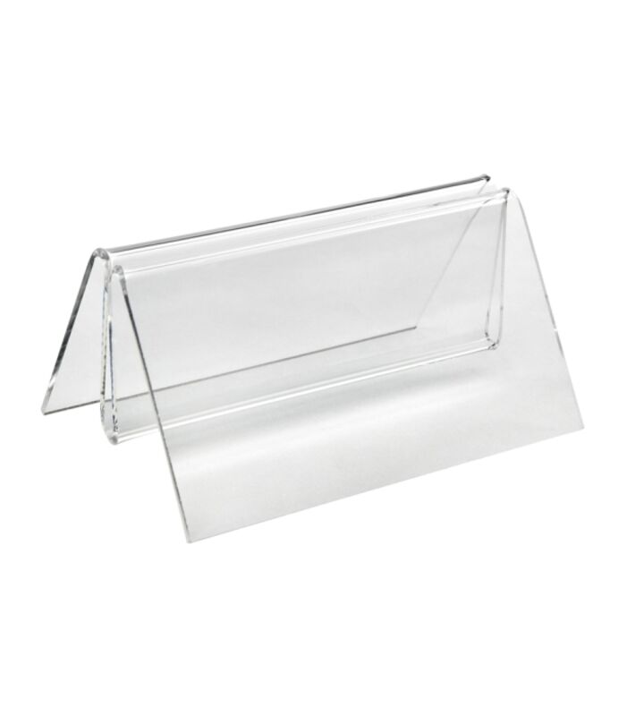 Menu Card Holder Base made from clear acrylic.jpg