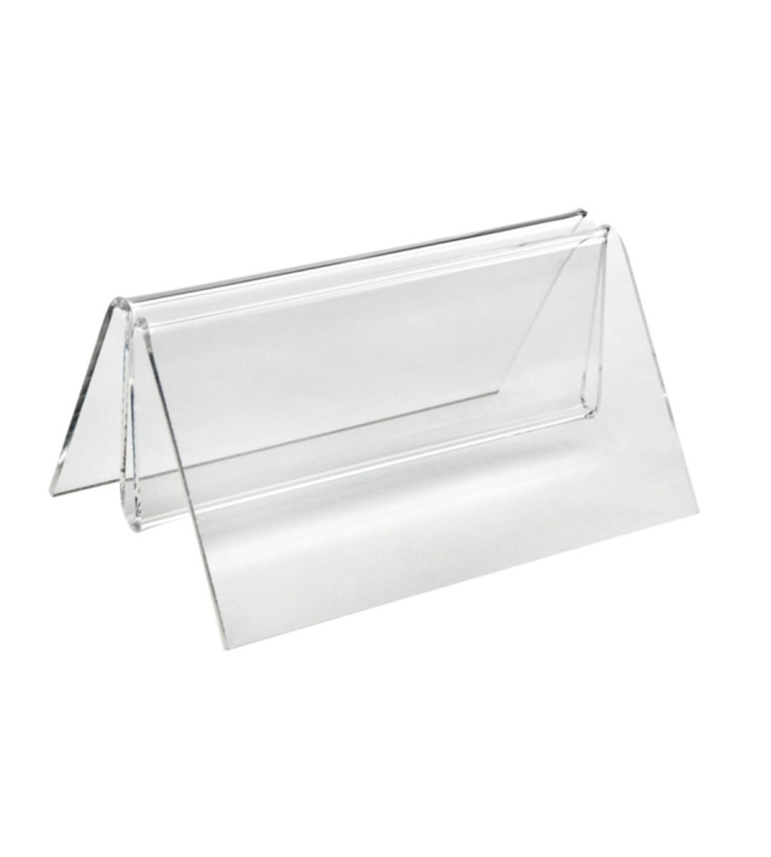 Menu Card Holder Base made from clear acrylic.jpg
