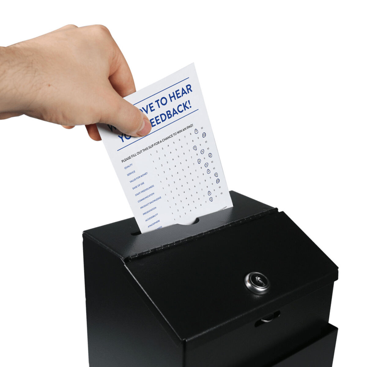 Metal Suggestion Box with Lock ballot.png