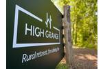 New site signage for High Grange. Large green fence mounted  sign.jpg