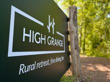 New site signage for High Grange. Large green fence mounted  sign.jpg