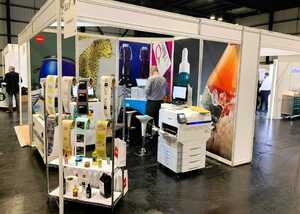 Shell Scheme Exhibition Stand With Printed Graphic Panels Shell Scheme Exhibition Stand With Printed Graphic Panels