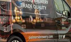 Part Wrap for Palmers Brewery Cellar Services Renault Van