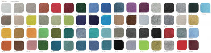80 Stunning colours of ACOUSTI-PANEL to choose from!
