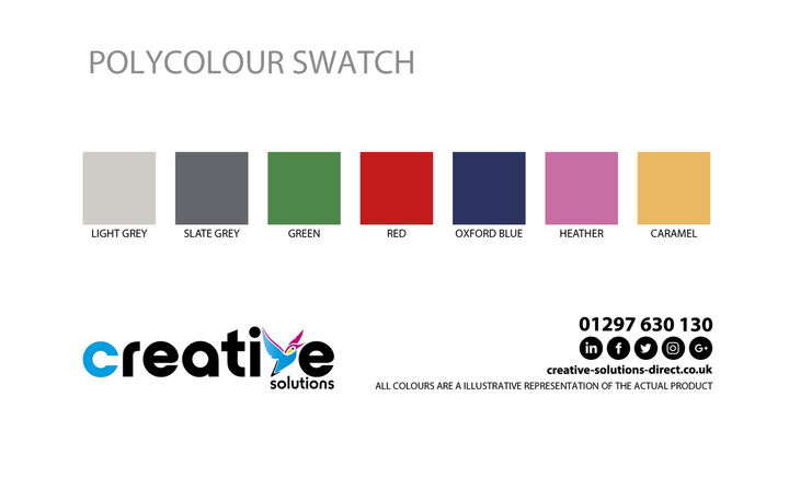 Recycled Frameless Polycolour Notice Board