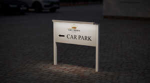 Post Mounted Sign Troughlight System