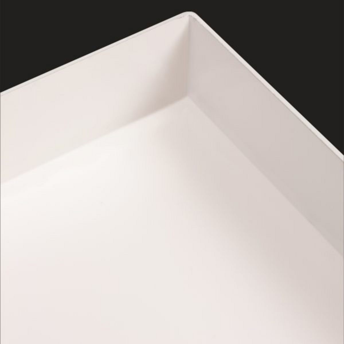 Powder Coated White Internal Corner Angle Aluminium Tray Sign.jpg