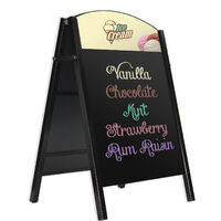 Premier A-Board Black Steel Frame HPL Panel Ice Cream.jpg