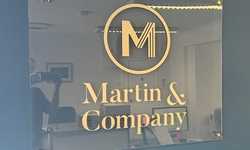 Custom Acrylic Wall Signage Display for Martin & Company Accountants Custom Acrylic Wall Signage Display for Martin & Company Accountants