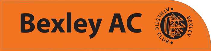 Printed Promotional Flag Digital Artwork Proof Design For Bexley Athletics Club