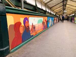 GWR's PVC-Free ACM Literary Art at Exeter St Davids Train Station for Exeter City of Literature