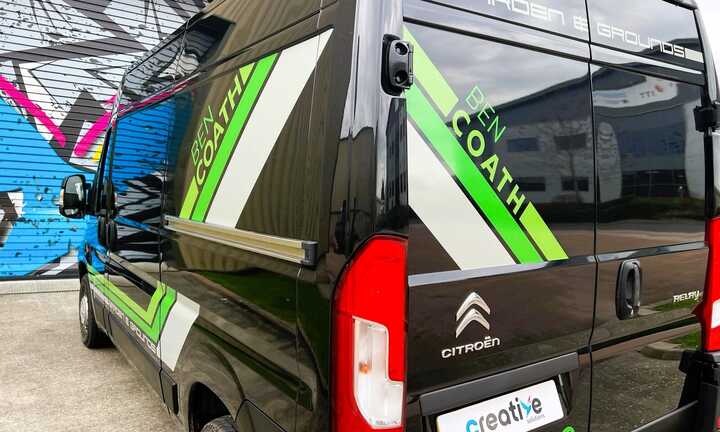 Van Graphics for Ben Coath Garden & Grounds Maintenance Citroen Relay Van