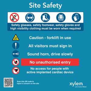 Custom Printed Safety Signage Design