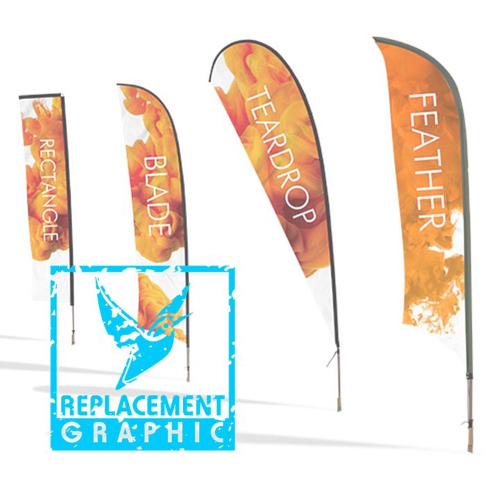Replacement Flag Graphics Premium Aluminium Beach Flag