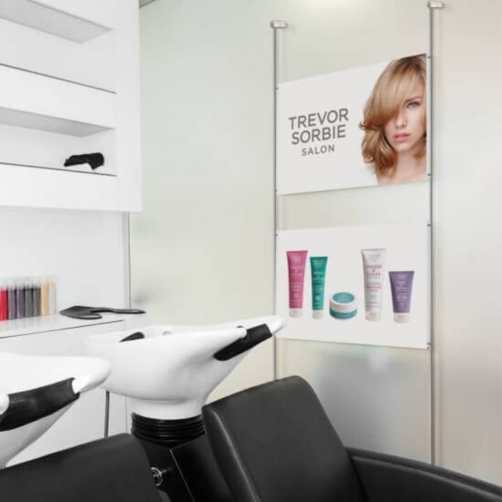 Attach wall fixing grips to rods and create poster display systems.jpg