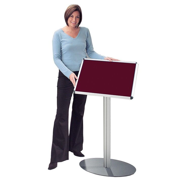 Shield Design Foyer Noticeboard - Dark Wine.jpg