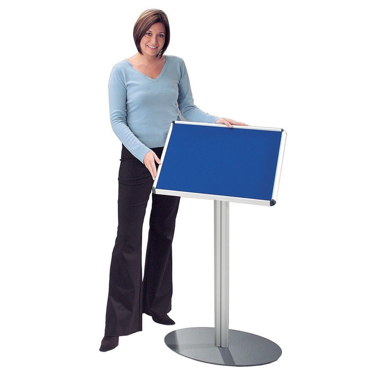 Shield Design Foyer Noticeboard - Royal Blue.jpg