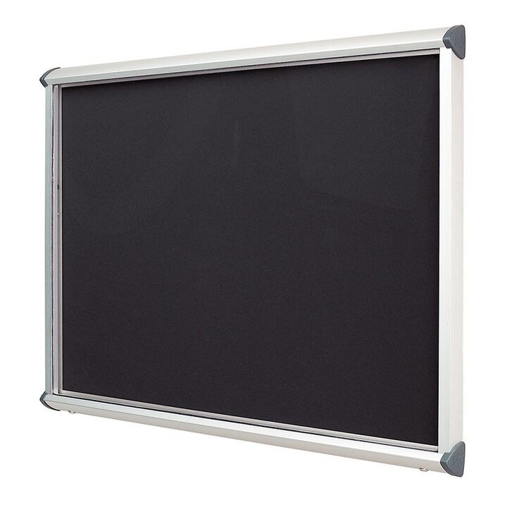 4 x A4 - 575 x 712mm (Landscape) - Aluminium - Black