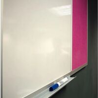 Side View Combination Whiteboard Noticeboard Charles Twite Felt.jpg