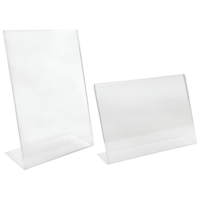 Single Sided Angled Free Standing Landscape and Portrait Acrylic Poster Holder 1.png